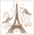 Eiffel tower vector image