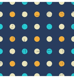 Vintage Polka Dot Pattern vector image