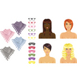 Female accessories vector image