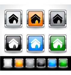 Web design buttons vector image