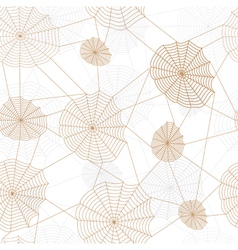 Spider retro web network vector image