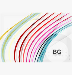 Color stripes wave lines modern geometric Color stripes wave lines modern geometric vector image