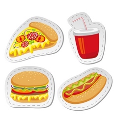 Fast food vector image