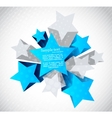 Abstract background with star vector image
