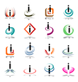 Design elements set vector image
