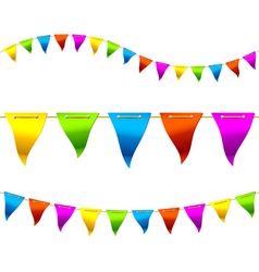 Bunting flags vector image
