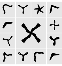 Boomerangs vector image