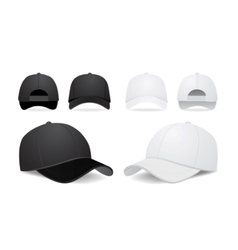 Baseball cap vector image