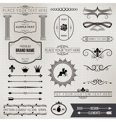 Design elements part 1 vector image