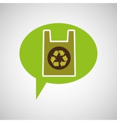 Symbol recycle plastic bag design Symbol recycle plastic bag design vector image