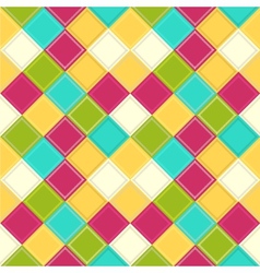 Colorful rhombus background vector image