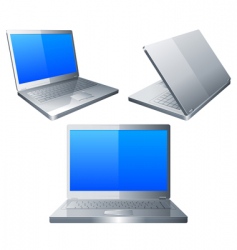 Laptops vector image