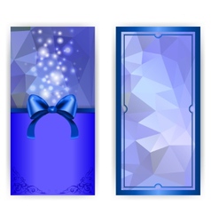 Invitation card with bow Invitation card with bow vector image