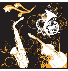 Music graphics vector image