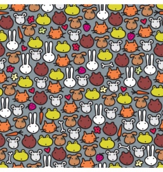 Animal pattern vector image