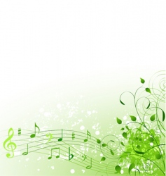 Spring song background vector image