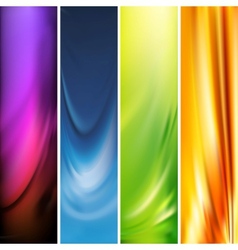 Vertical banner vector image
