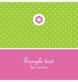 Greeting card vector image