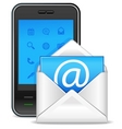 Send a letter icon vector image