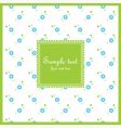 Greeting card vector image