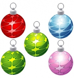 Special Christmas balls vector image