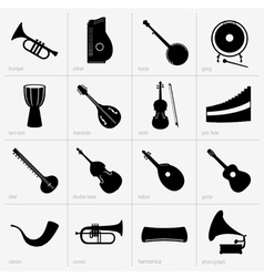 Musical instruments part 2 vector image