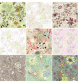 Seamless floral background vector image