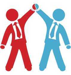 Business people celebration vector image