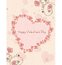Valentines day background vector image