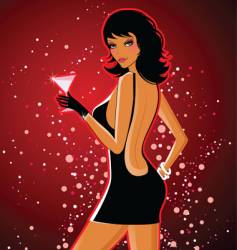 Sexy model vector image