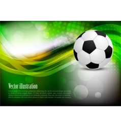 Background with ball vector image