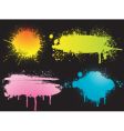 Color blots vector image