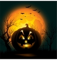 Halloween background vector image