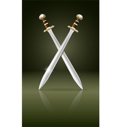 Swords vector image