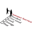 Business people handshake vector image