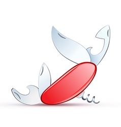 Pocket knife vector image