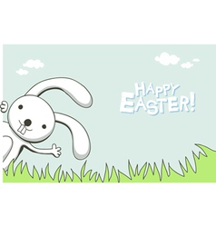 Easter card vector image
