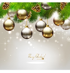 Christmas background vector image
