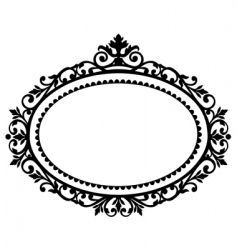 Decorative frame vector image