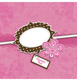 Template greeting card eps10 vector image