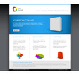 Modern web product template vector image