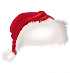 Santa cap vector image