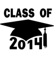 Graduation cap vector image