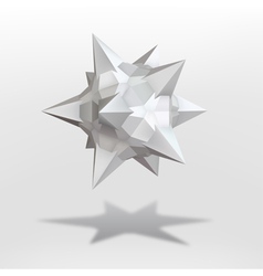Abstract geometric shape vector image