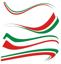 Italian flag vector image