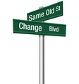 Change and choose vector image