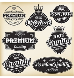 Retro labels vector image