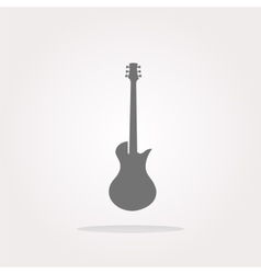 Guitar icon button isolated Web Icon Art Guitar icon button isolated Web Icon Art vector image