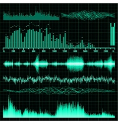 Sound waves vector image