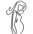 Pregnant Woman vector image